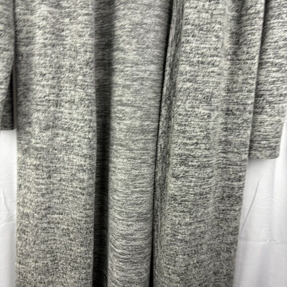 Velvet By Graham Spencer Cardigan Womens Sm Gray Heathered Duster Long Line Open - Picture 5 of 16
